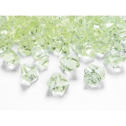 Kryształowy lód - jasno-zielony (25 x 21 mm)