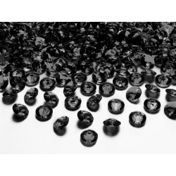 Diamentowe konfetti - czarne (12 mm)