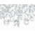 Diamentowe konfetti - bezbarwne (20 mm)