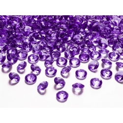 Diamentowe konfetti - śliwka (12 mm)